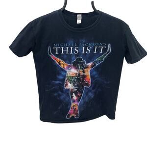 Vintage Michael Jackson This Is It 2009 Concert Tour T-shirt ~ Adult SM